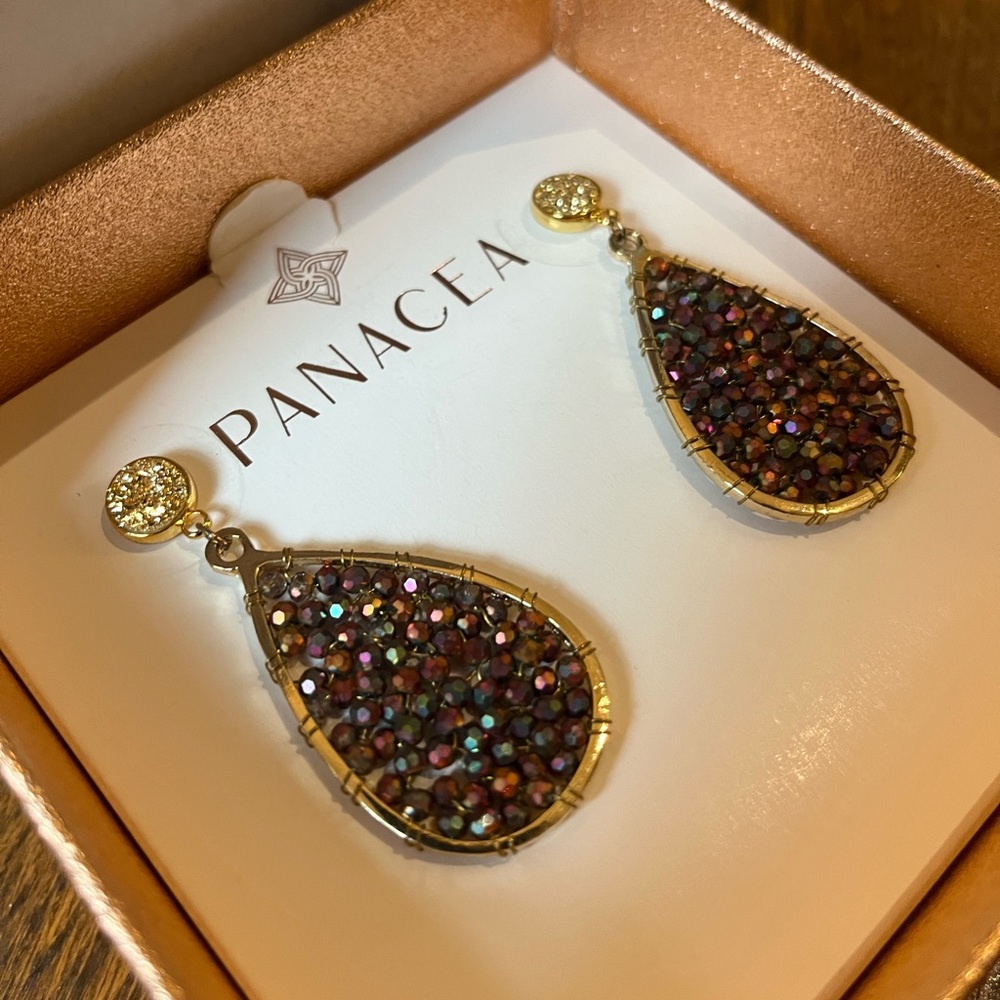 Panacea jeweled earrings - NWT
